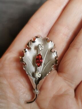 1950's Sterling Silver Boyd Brooch And Earrings -Women's Jewelry